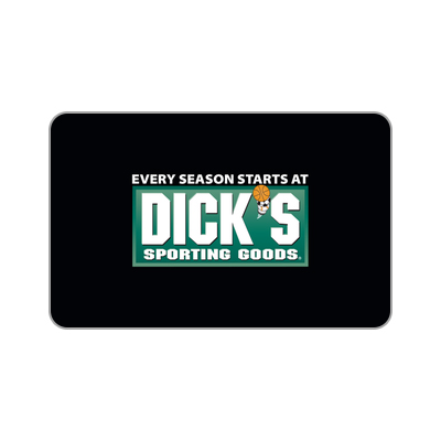 DICKS SPORTING GOODS<sup>&reg;</sup> $25 Gift Card - It's the ultimate gift for the athlete you love. DICK'S Sporting Goods Gift Cards can be used online or in any of our store locations.